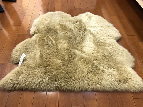 長毛フリース2匹物ラグマット