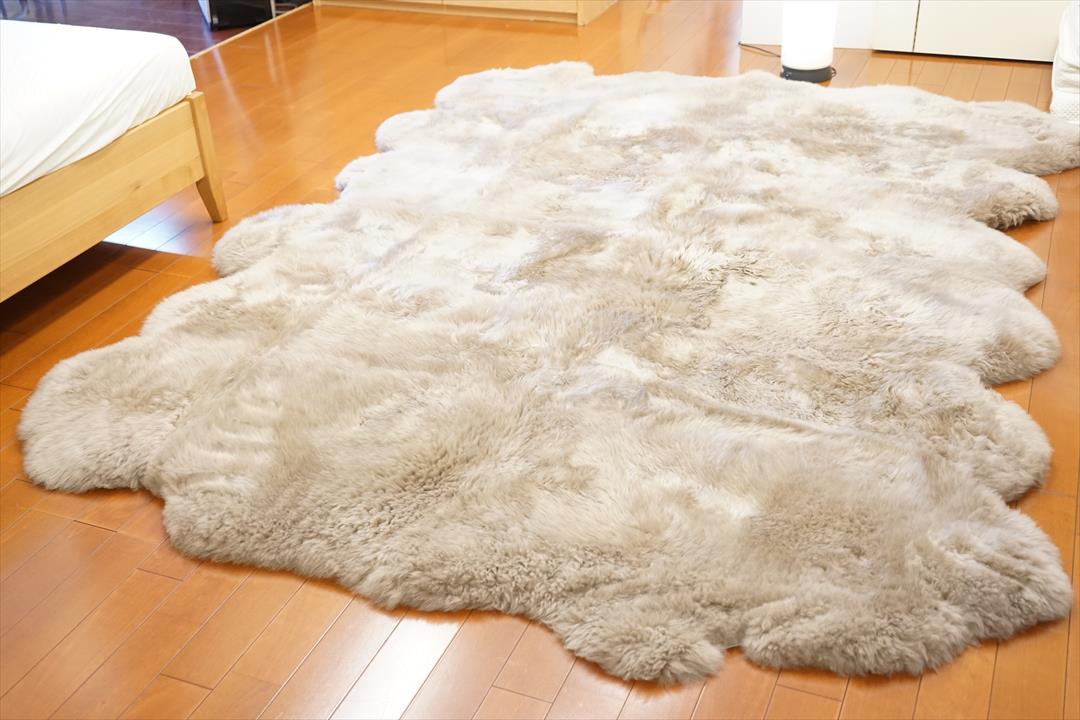長毛フリースフリースラグマット12匹物①